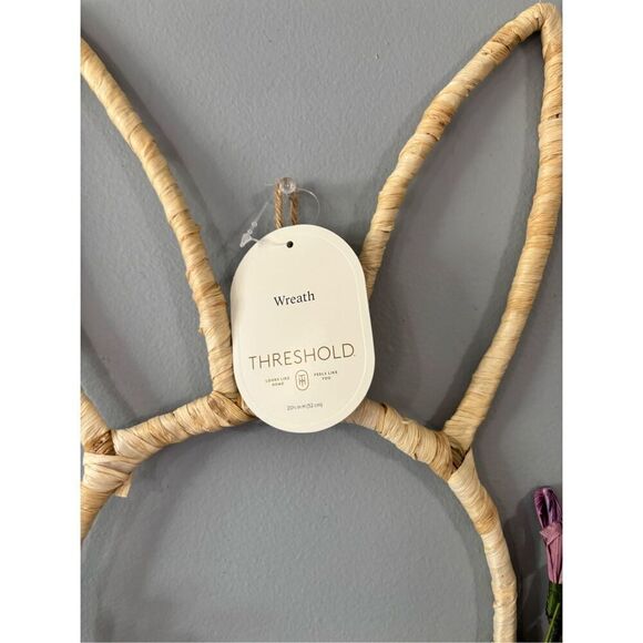 Target Threshold Bunny Floral Wreath - Picture 3 of 9